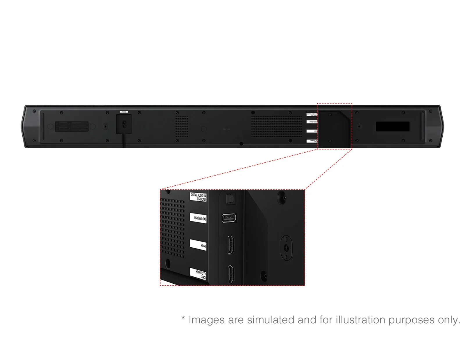 Samsung Soundbar HW-B750F 5.1Ch 400W Dolby Air Track - Black - Image 4