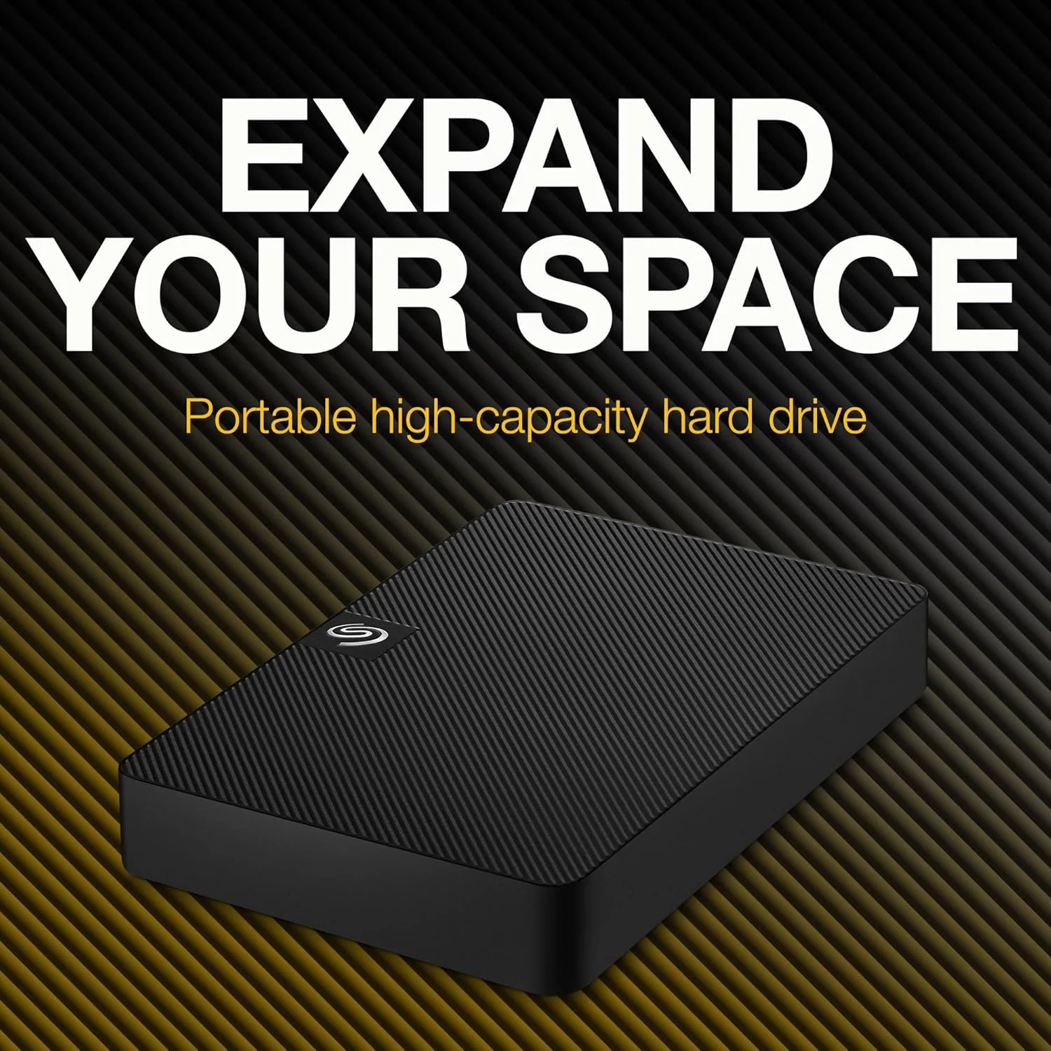 Seagate Expansion 4TB USB-a Portable External Hard Drive - Black - Image 2