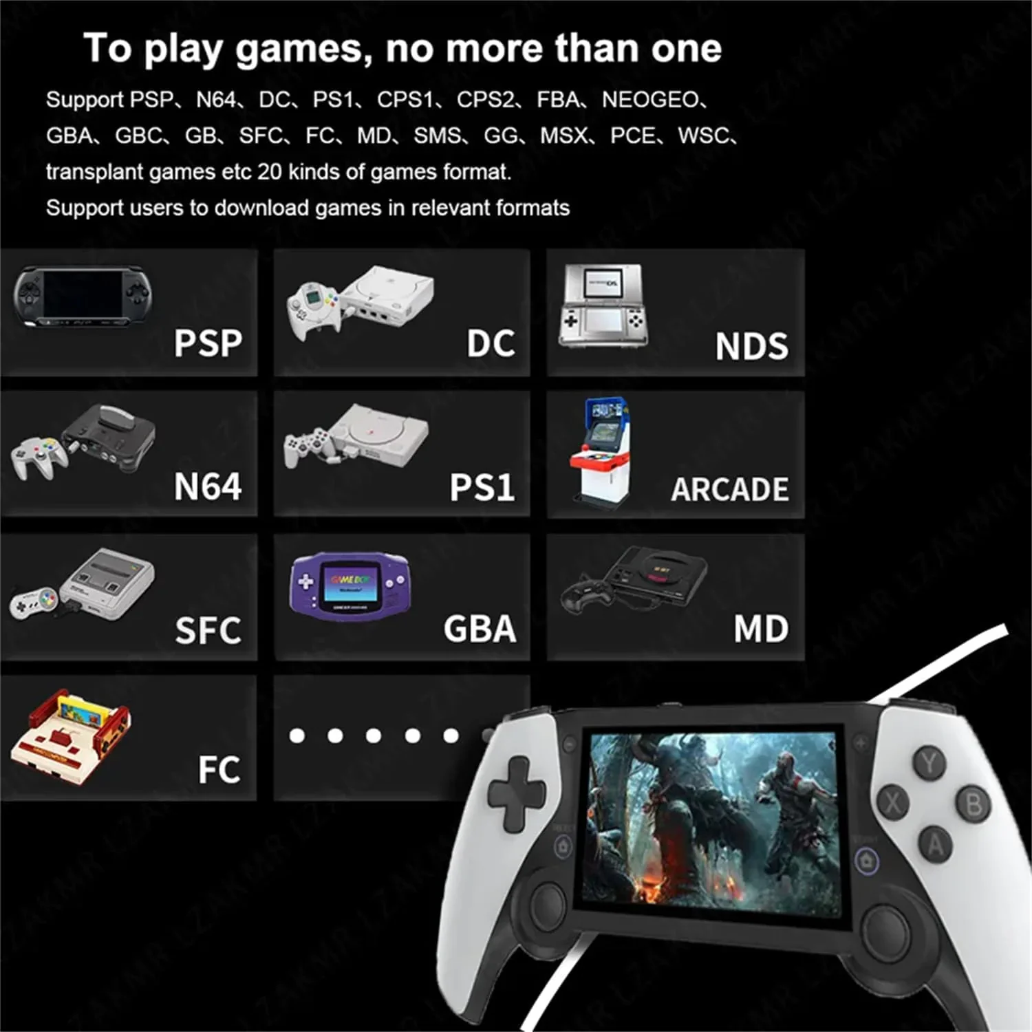 SJGAM Video game M25 HD screen 4.3 ps5 style - Image 3