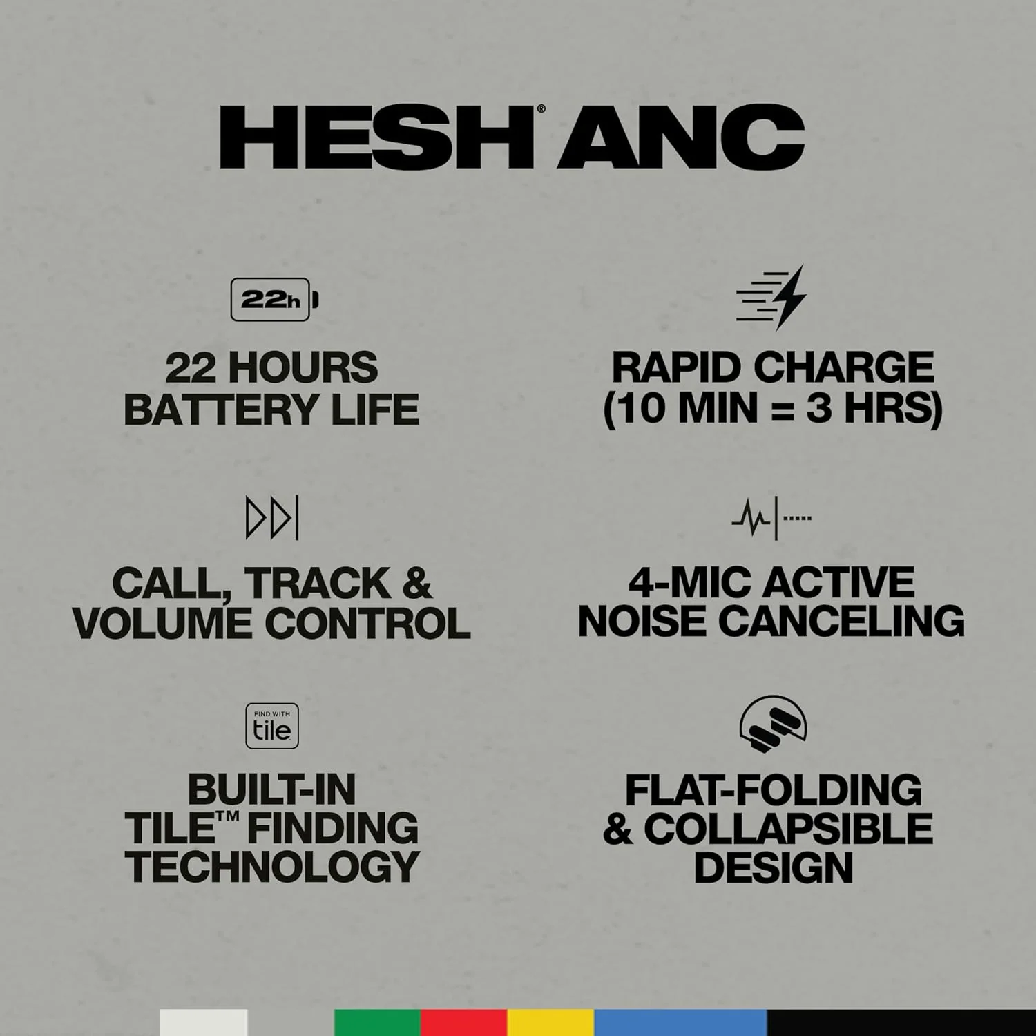Skullcandy Hesh ANC Headset - White - Image 4