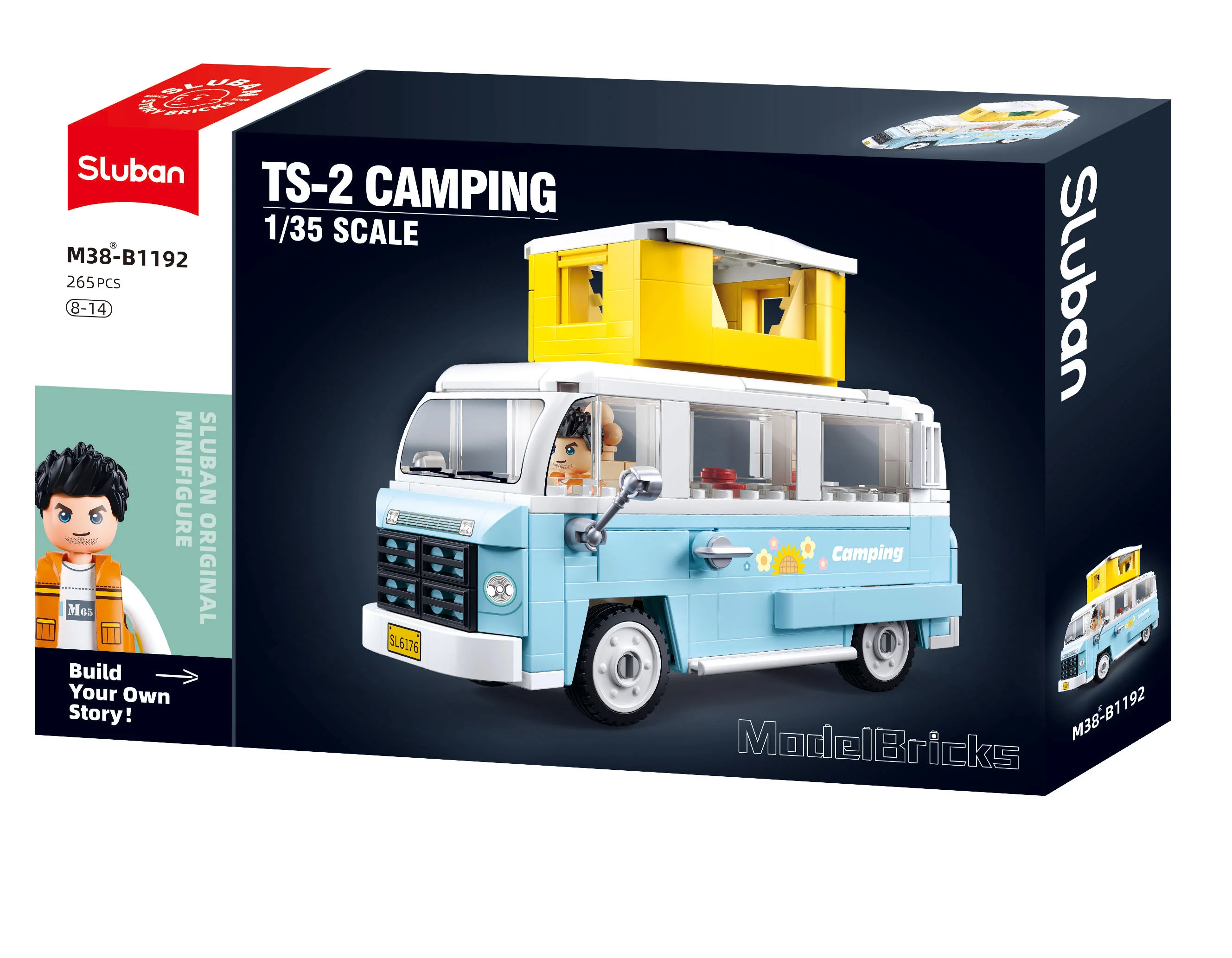Sluban ModelBricks- 1/35 TS-2 camping 265pcs - Image 2