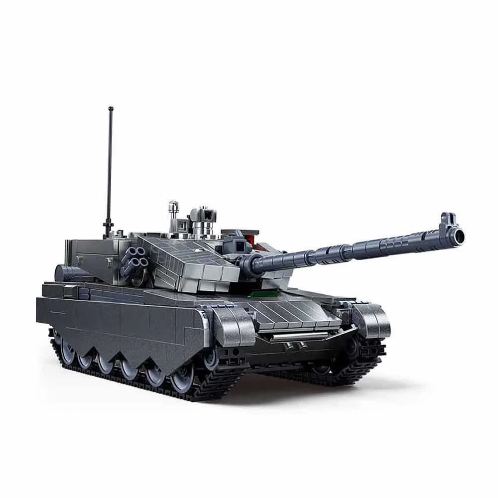 Sluban ModelBricks 1/35 ZTZ-99AS Tank (Metal Coating Version) â 1079 Pieces