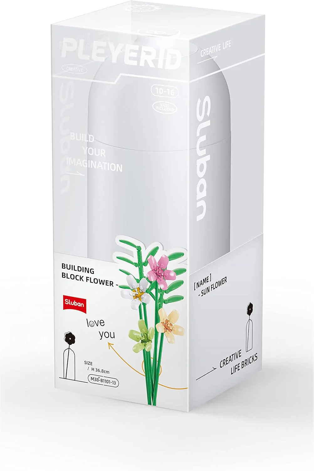 Sluban - PLEYERID-Freesia 241PCS - Image 2