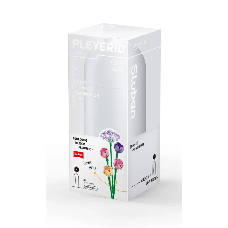 Sluban - PLEYERID-Peony 198PCS - Image 2
