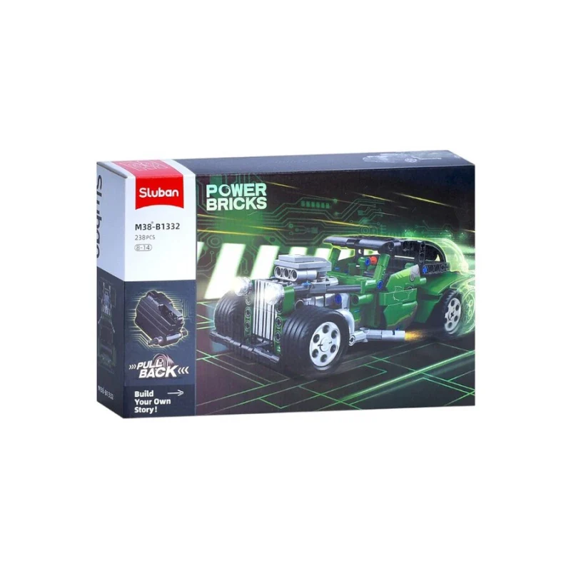 Sluban POWER BRICKS-Vintage car(Pull back) 238pcs - Image 2