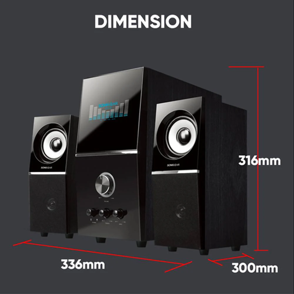 SONICEAR BLUETOOTH V5.0 SPEAKER EVO 5 PRO BLACK - Image 2