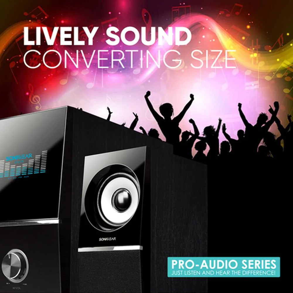 SONICEAR BLUETOOTH V5.0 SPEAKER EVO 5 PRO BLACK - Image 5