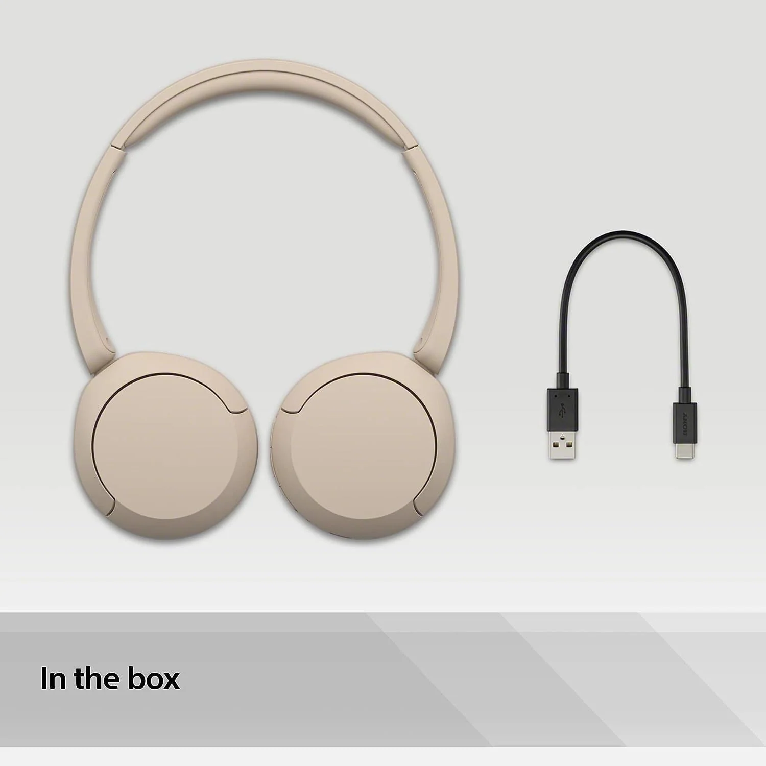 Sony WH-CH520 Wireless On-Ear Headphones - Beige - Image 4