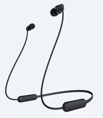SONY WI-C200/B WIRELESS IN-EAR HEADSET/HEADPHONES WITH MIC FOR PHONE CAL