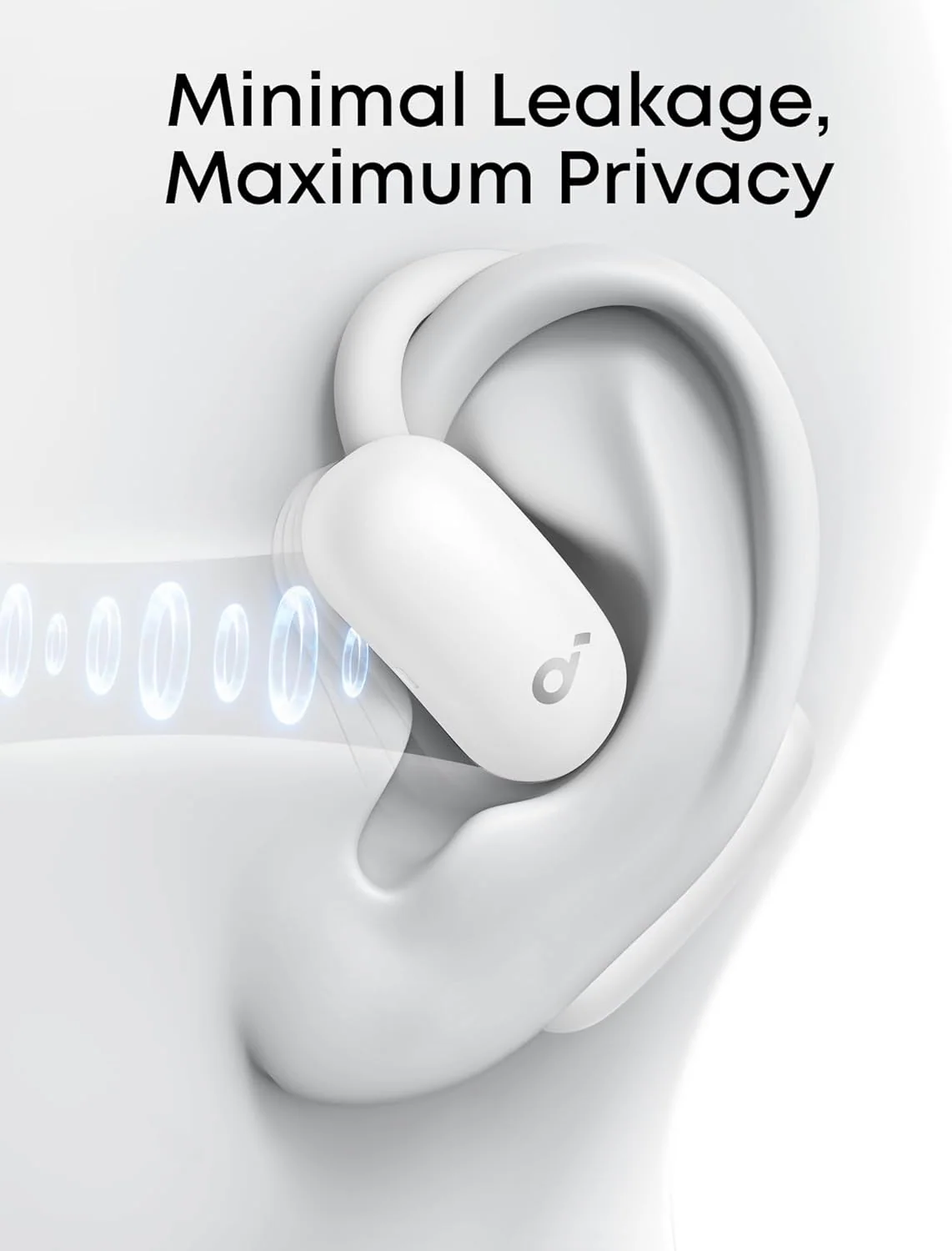 Soundcore AeroFit 2 Open-Ear Wireless Earbuds - White - Image 3