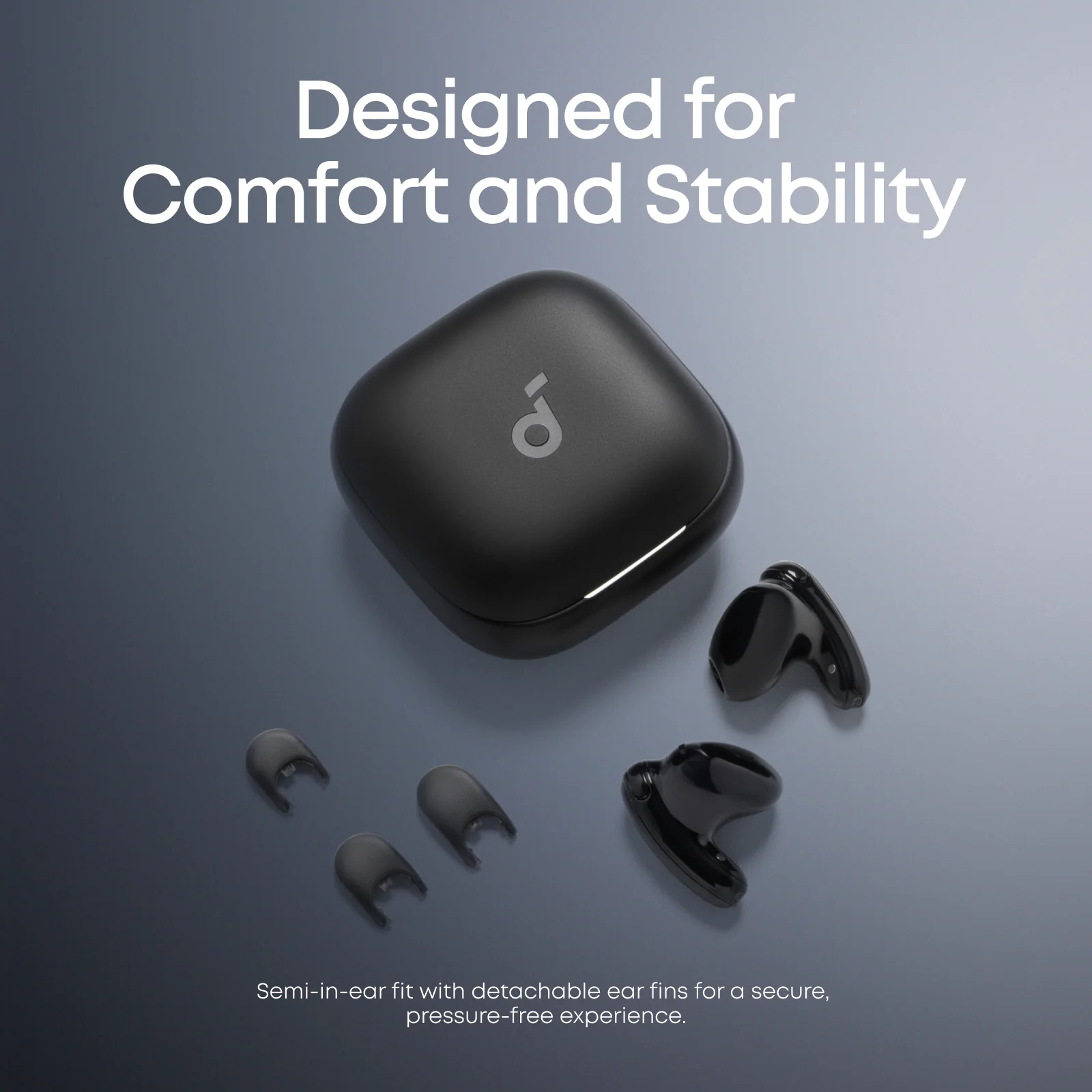 Soundcore Liberty Buds Wireless Semi-in-Ear Earbuds with ANC White - Image 7