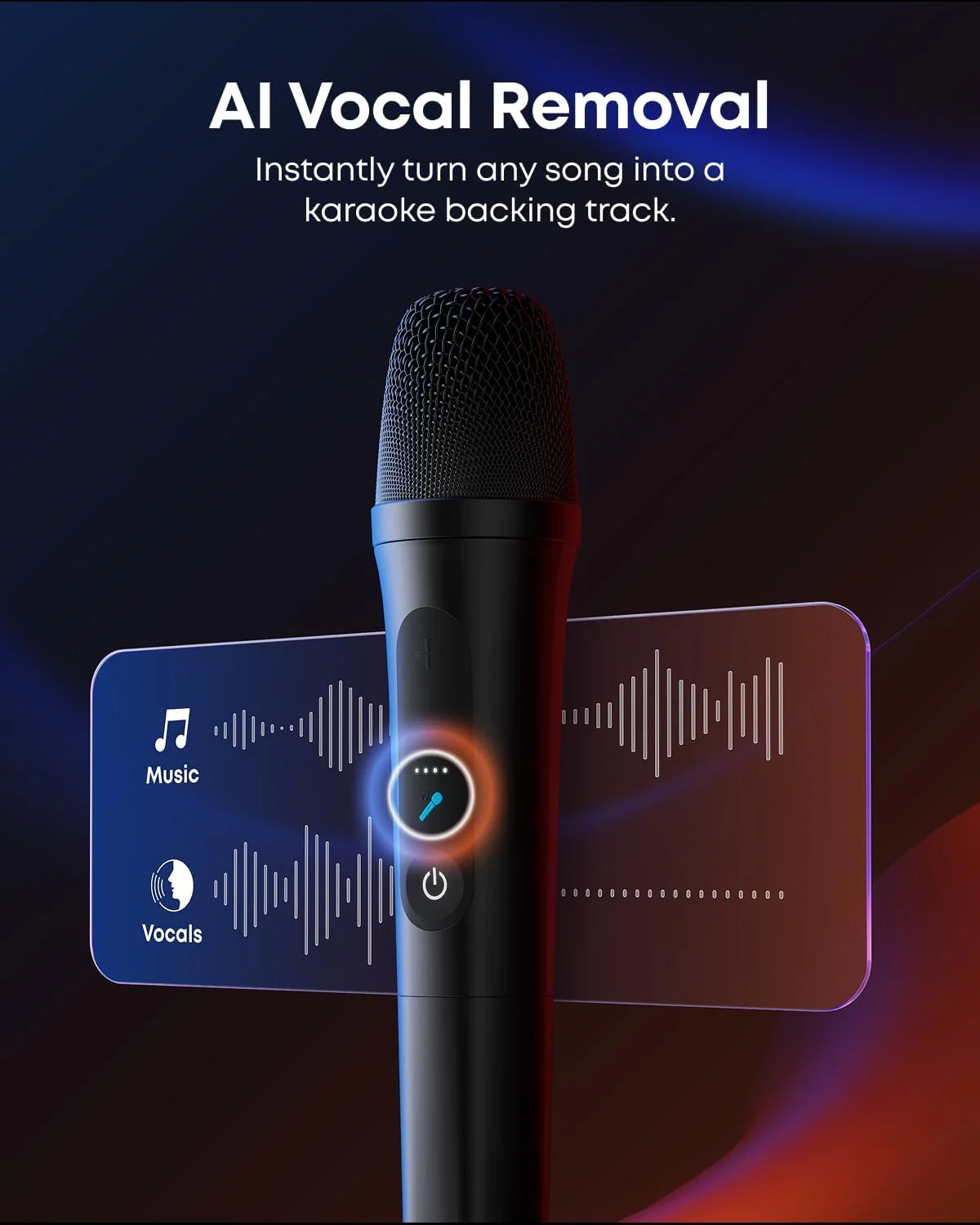 Soundcore Rave 3S AI Party Speaker with 2 Wireless Microphones, 200W Sound, AI Vocal Removal, Reverb, Light Show, 12H Playtime, Portable Bluetooth - Image 5