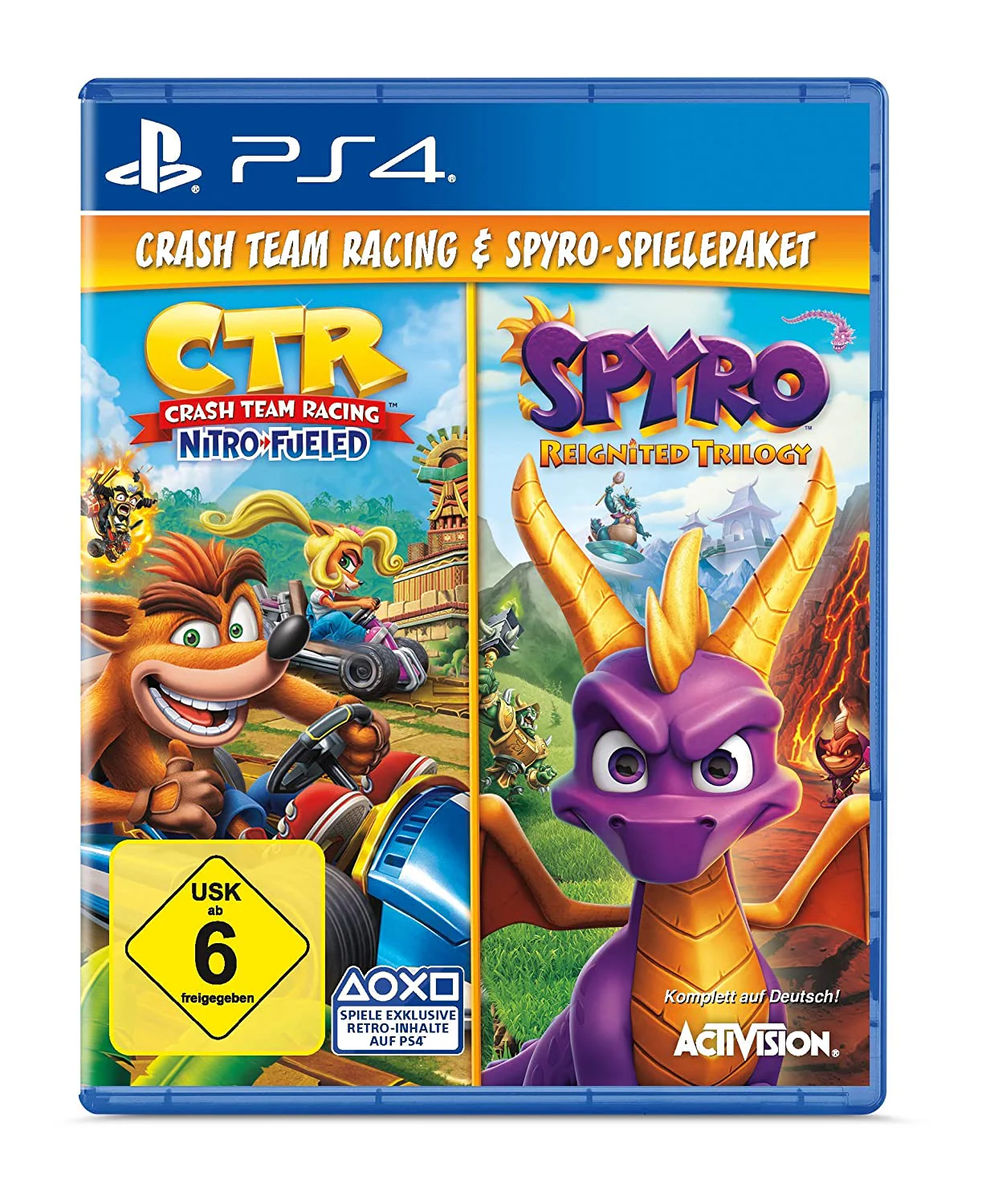Spyro Trilogy + Crash Team Racing Nitro Bundle - [PlayStation 4]