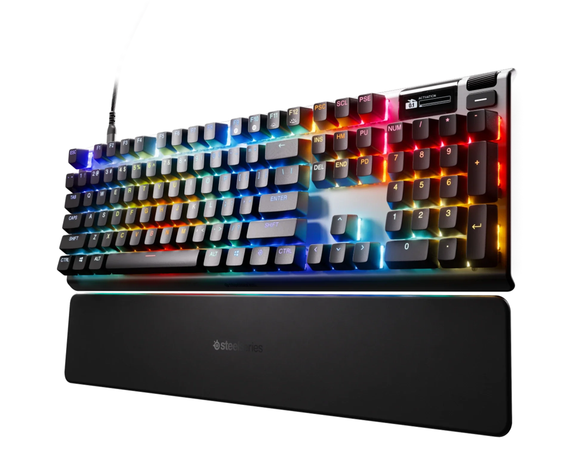 SteelSeries - Apex Pro Gen 3 Full Size Wired Mechanical OmniPoint Adjustable Gaming Keyboard