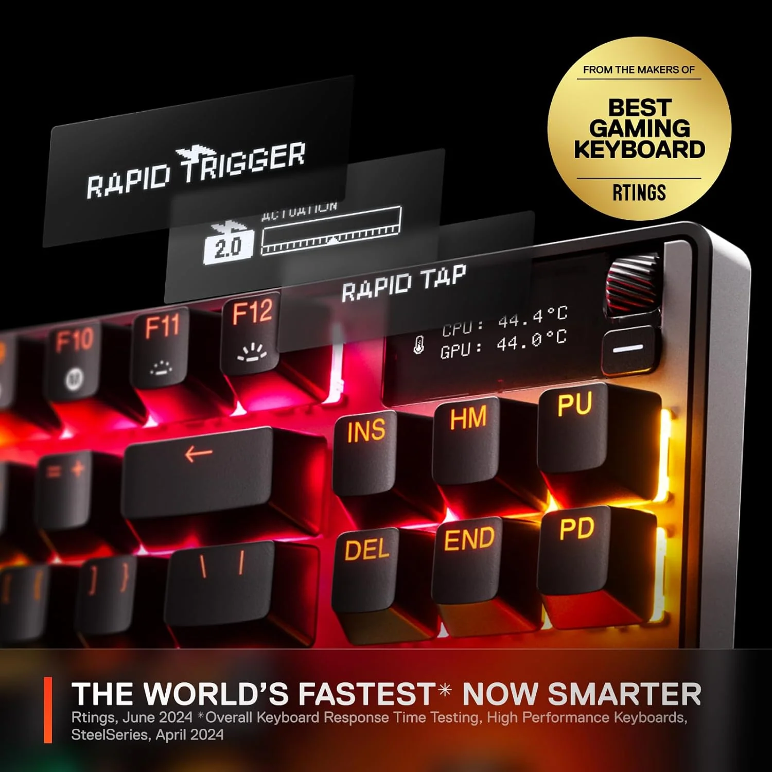 SteelSeries Apex Pro TKL Gen 3 OmniPoint 3.0 HyperMagnetic Switches Gaming Keyboard - Image 6