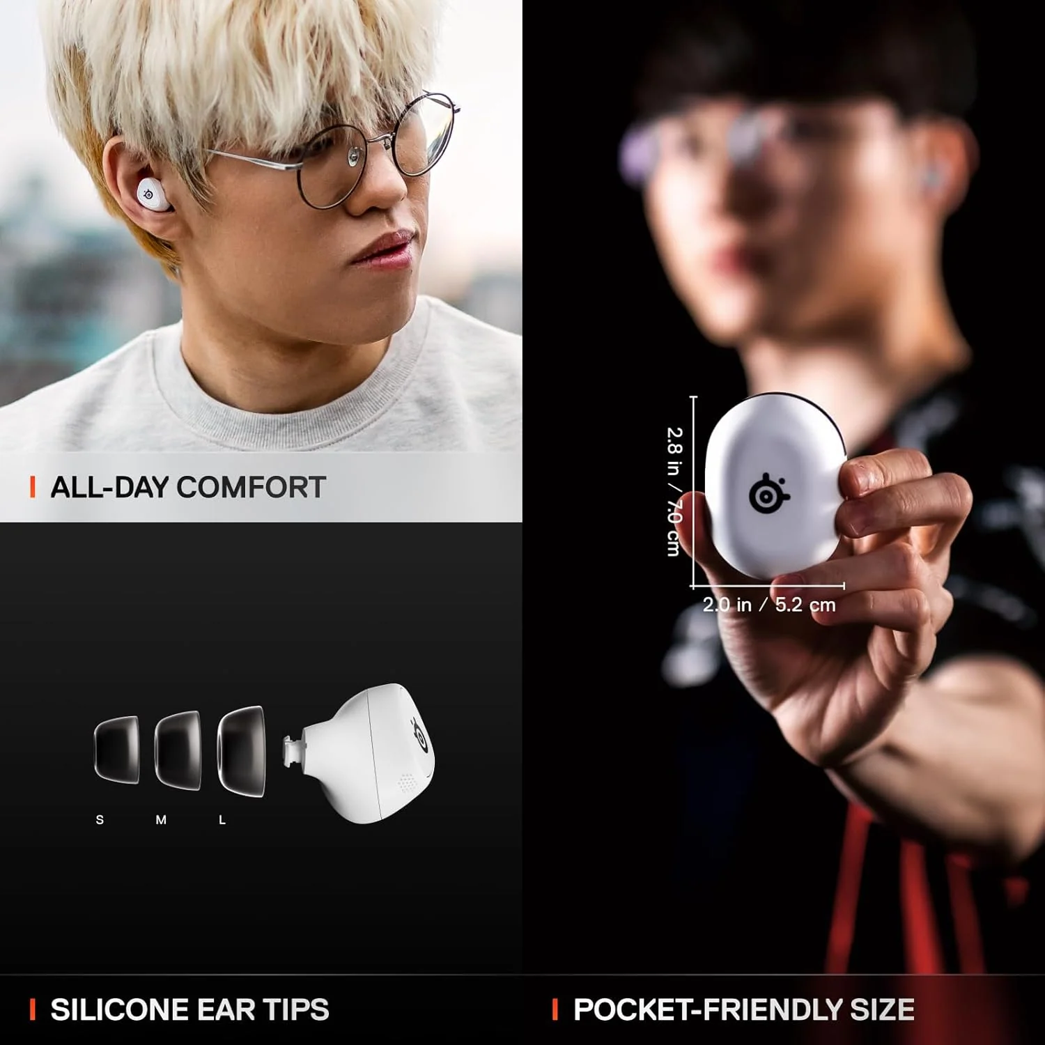 SteelSeries Arctis GameBuds White - Image 3