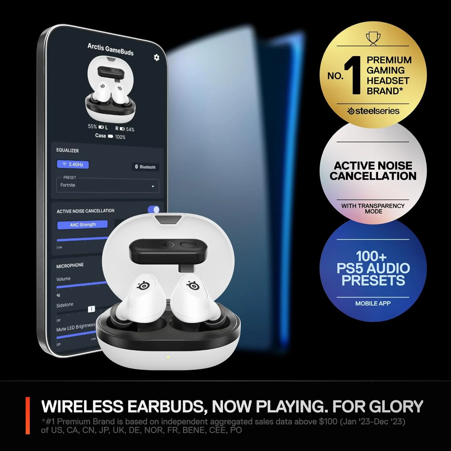 SteelSeries Arctis GameBuds White - Image 5