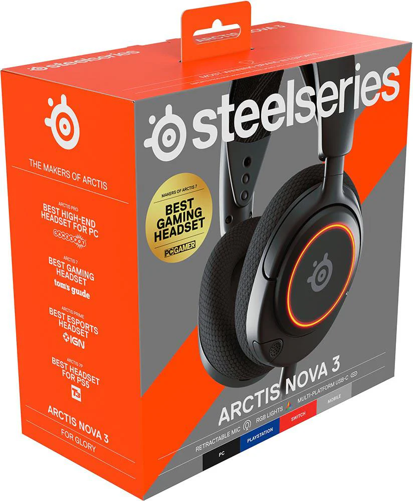 SteelSeries Arctis Nova 3 Multiplatform Gaming Headset - Image 2