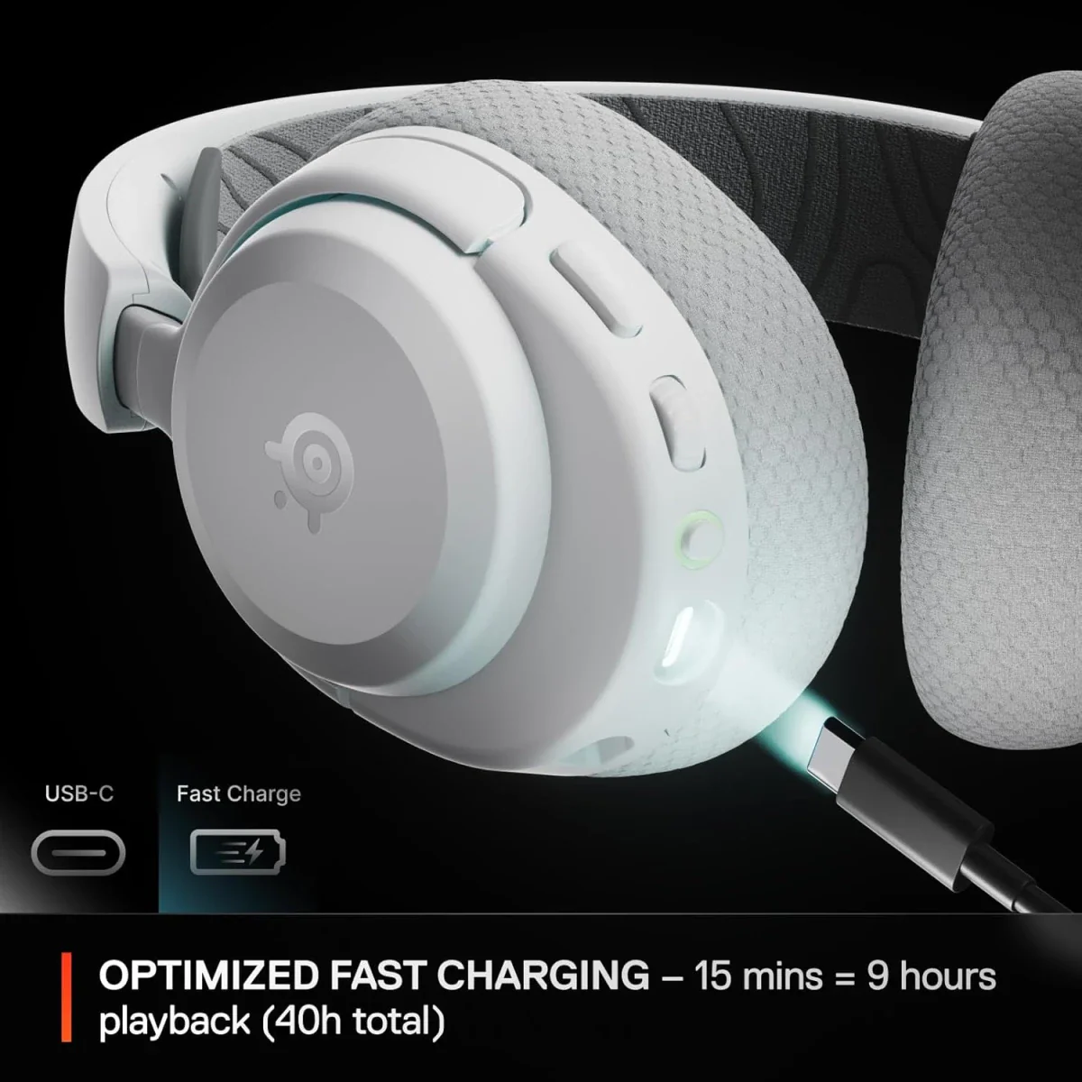 SteelSeries Arctis Nova 3X Wireless Multi-Platform Gaming Headset - white - Image 6