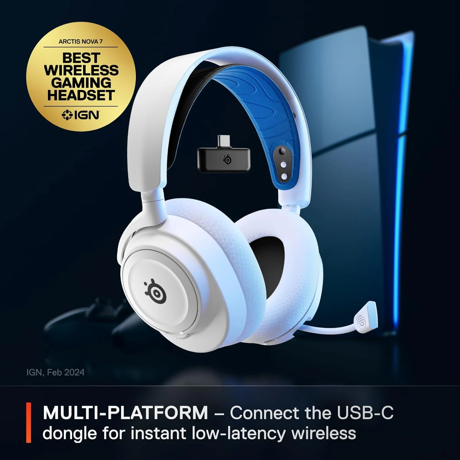 SteelSeries Arctis Nova 7P Wireless Multi-Platform Gaming Headset - Image 5