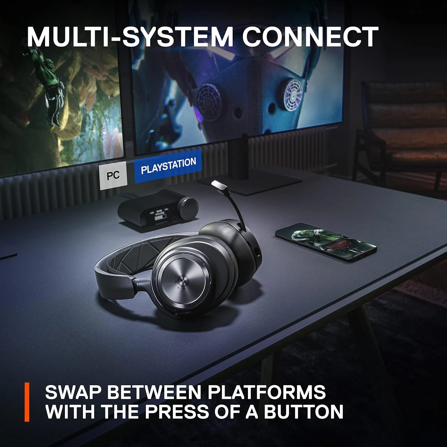 SteelSeries Arctis Nova Pro Wireless Multi-System Gaming Headset - Image 6