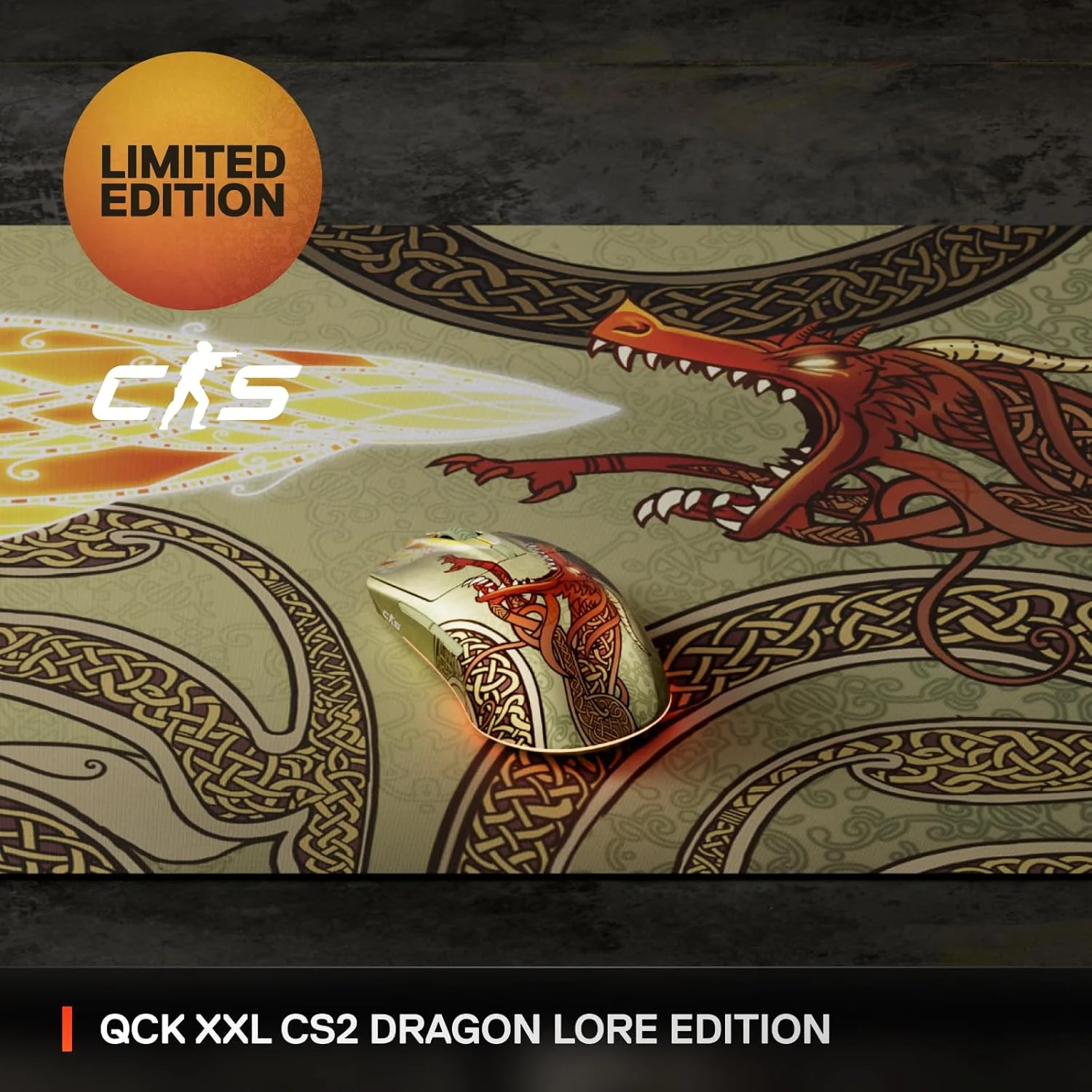 SteelSeries QcK CS2 Dragon Lore Edition - XXL - Image 2