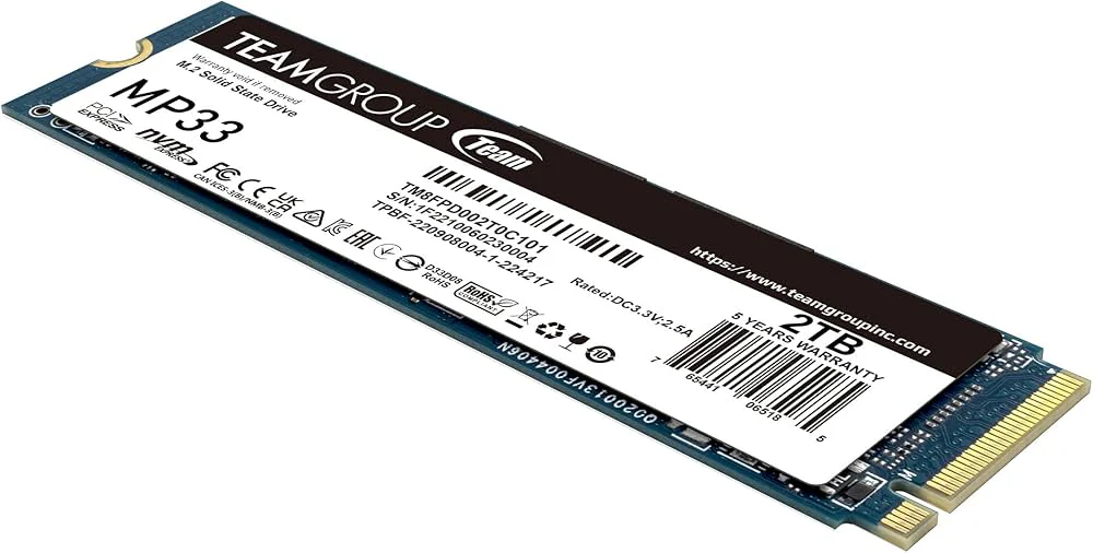 TeamGroup MP33 M.2 2TB 3D NAND NVMe - Image 2