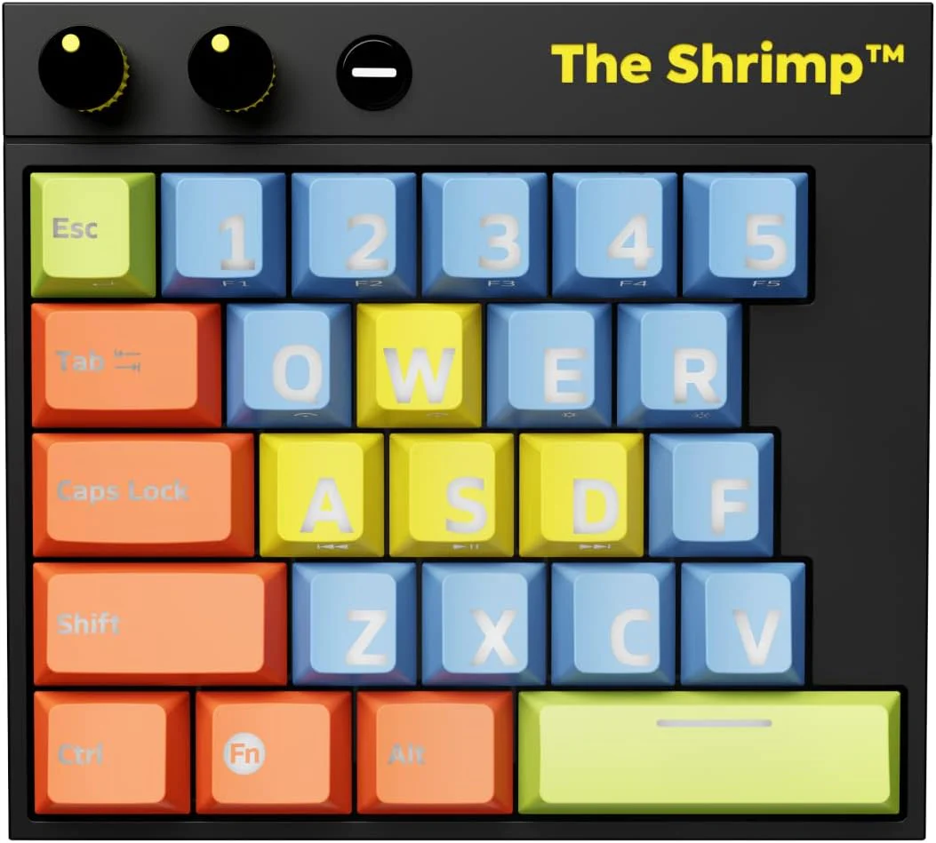 THE SHRIMP MICRO MODEL 1 (BOMBER) Mechanical Gaming Keyboard - Image 4