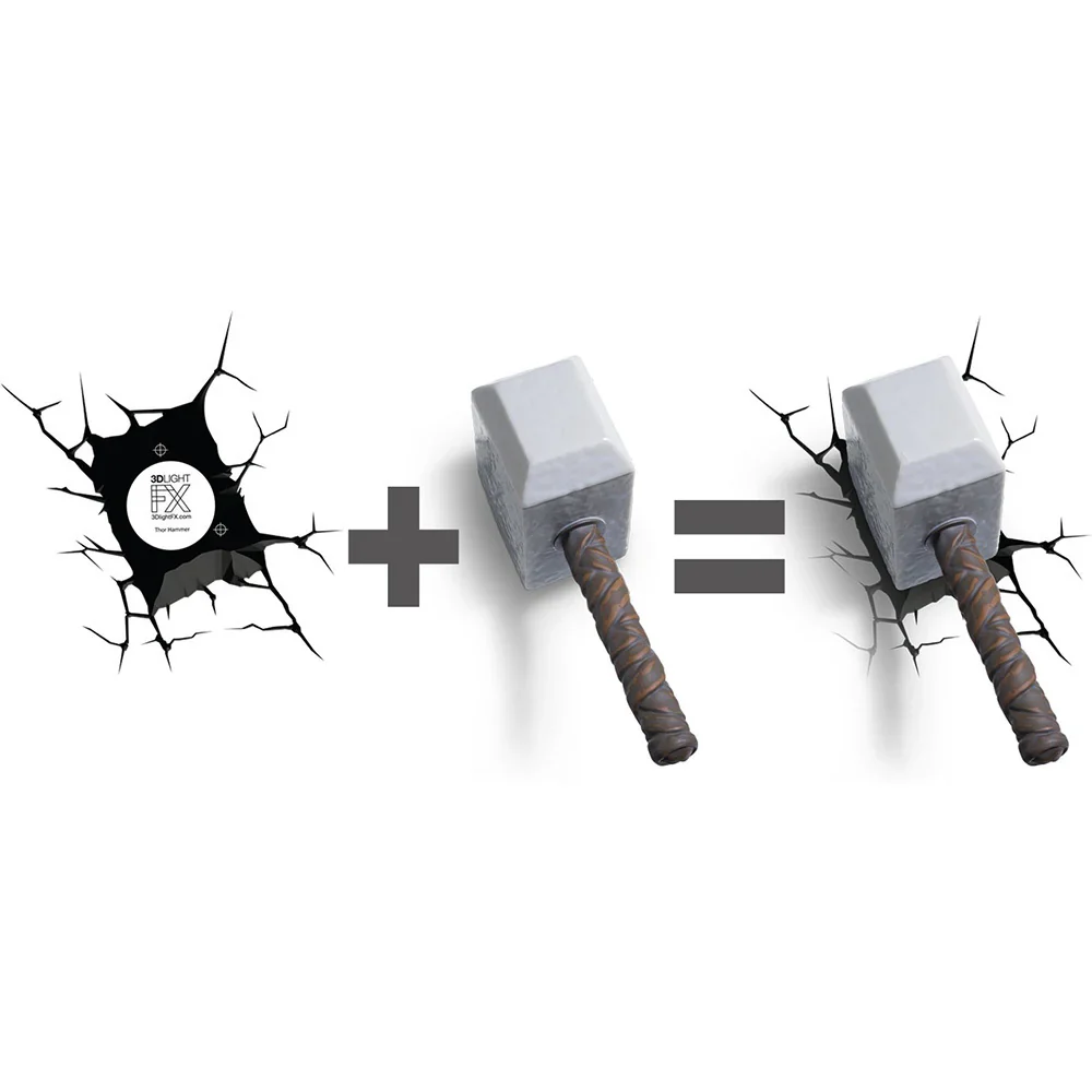 The Source - 3Dl - Marvel Thor Hammer Light - Image 3