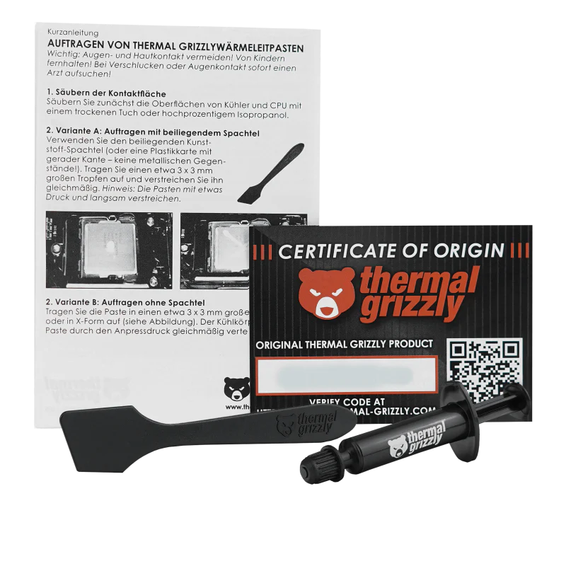 Thermal Grizzly Aeronaut Thermal Paste 1g - Image 4