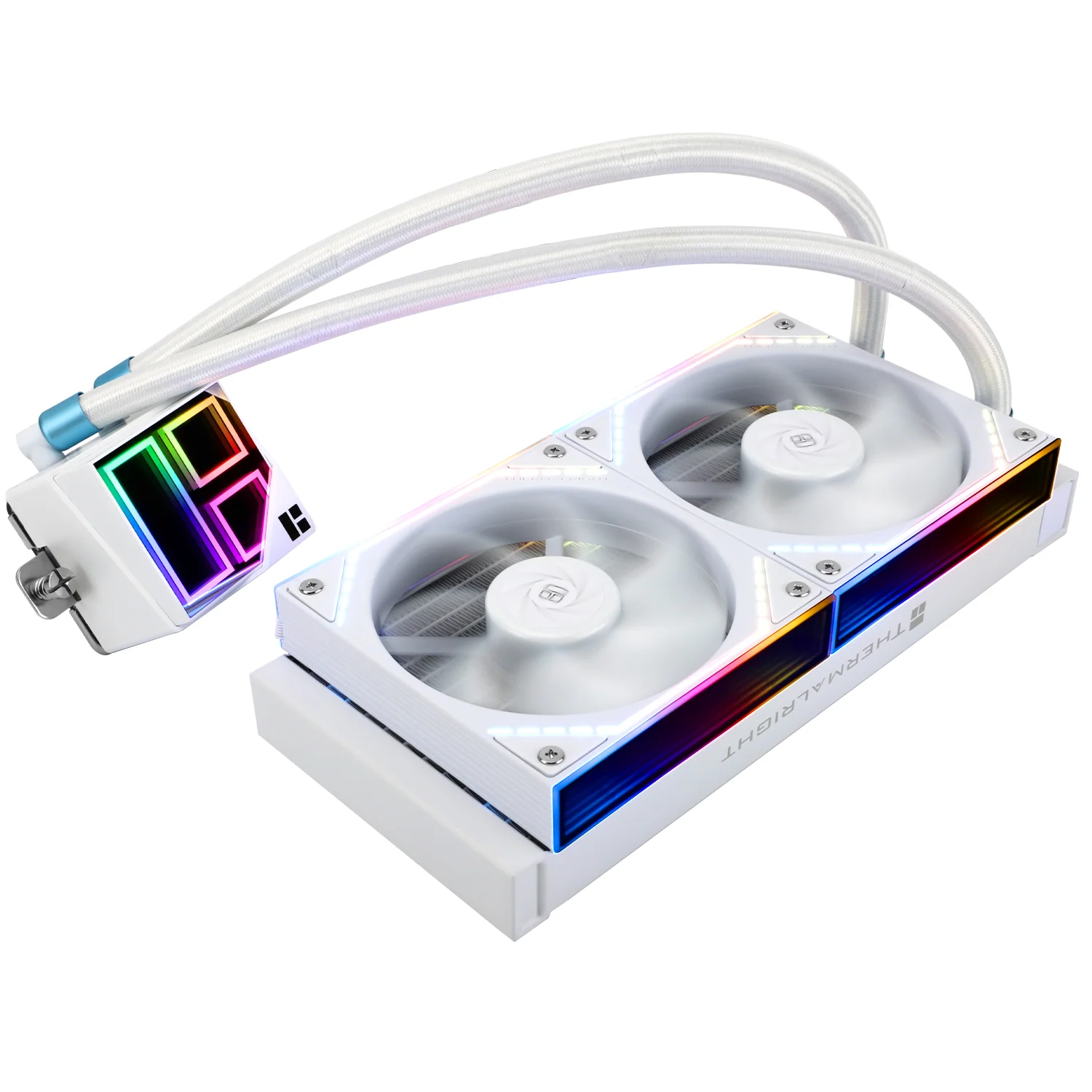 Thermalright Frozen Infinity 240 AIO ARGB CPU Liquid Cooler - White - Image 2