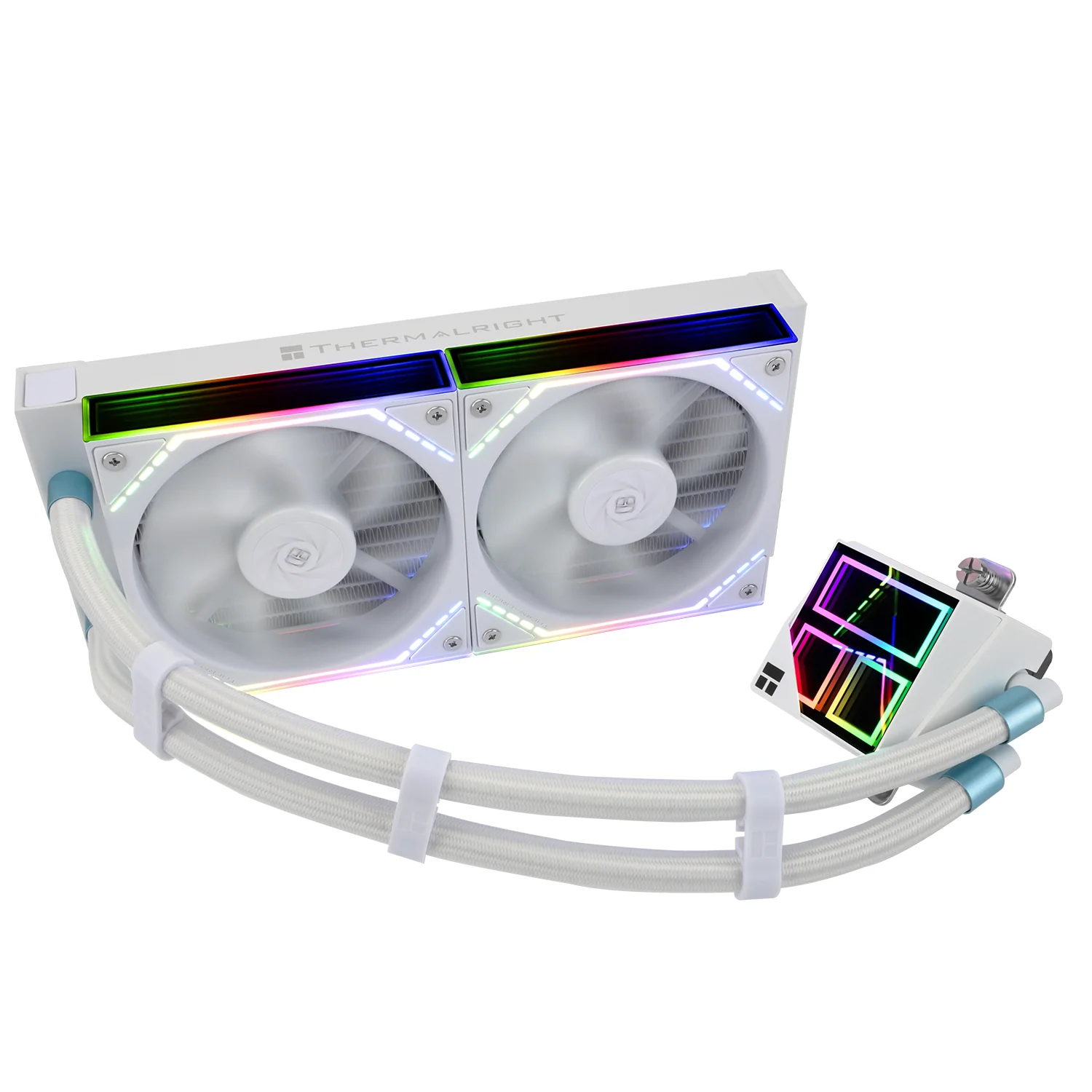 Thermalright Frozen Infinity 240 AIO ARGB CPU Liquid Cooler - White - Image 4