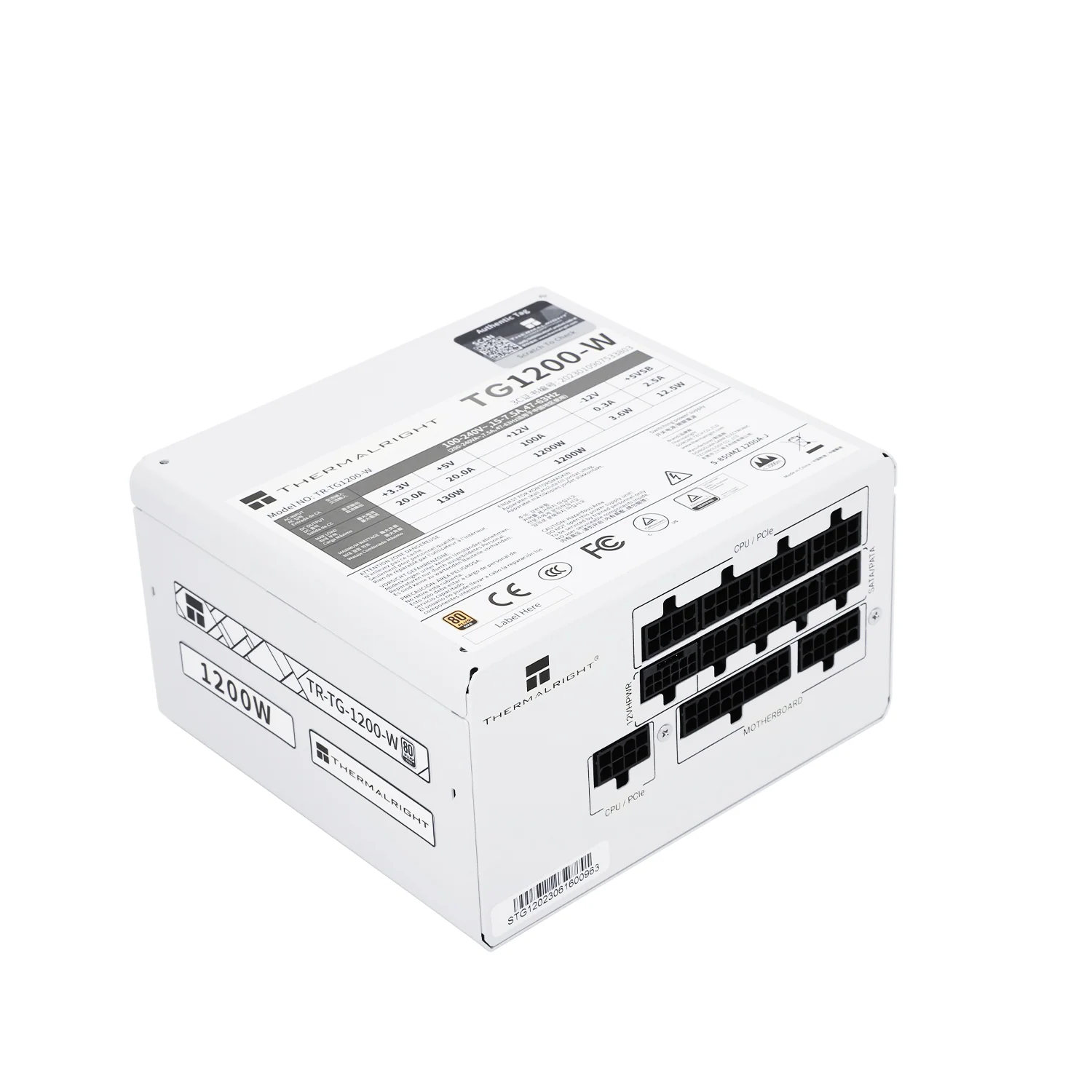Thermalright TG1200 1200W Full Modular 80 PLUS Gold - White - Image 4