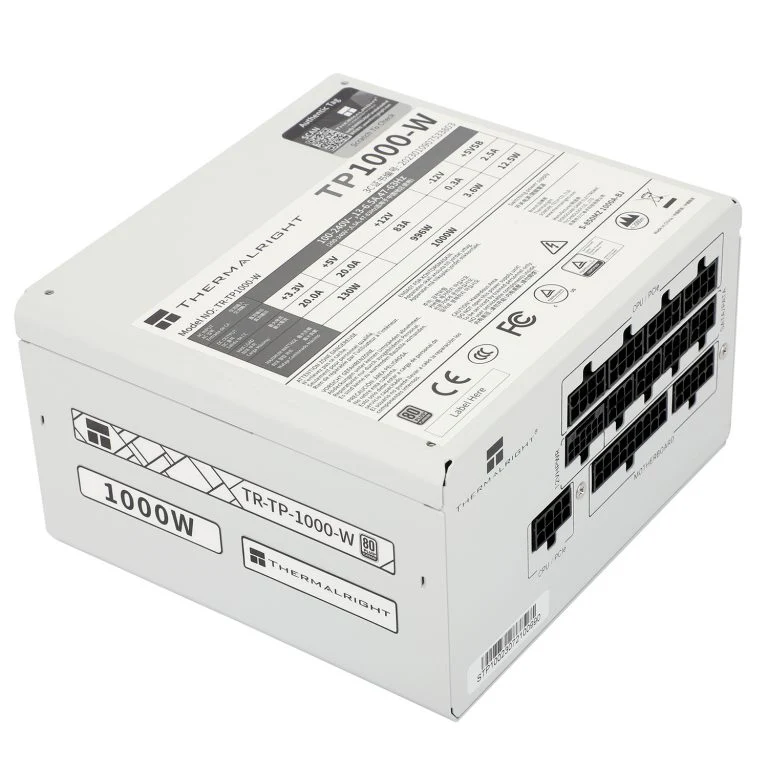 Thermalright TP1000 1000W Full Modular 80 PLUS Platinum - White - Image 4