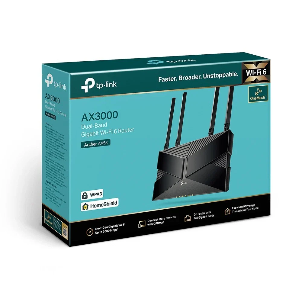 TP-Link Wireless Router Gigabit Ethernet Dual-Band (2.4 Ghz / W128303160 (Ethernet Dual-Band (2.4 Ghz / 5 Ghz) 5G Black) - Image 4