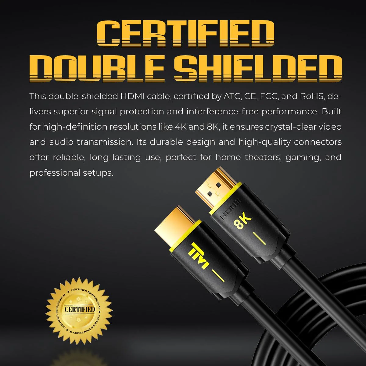 Twisted Minds 8K HDMI Cable 2M - TM-8KHDMI-2M - Image 3