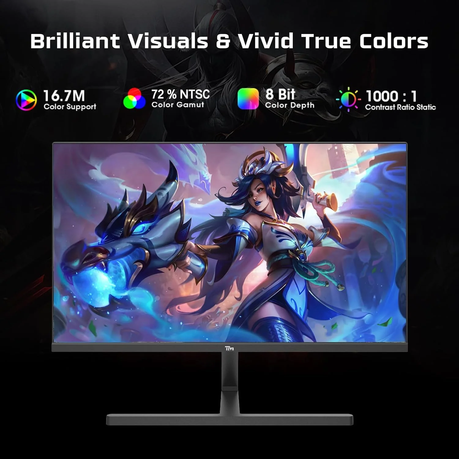 Twisted Minds Blaze Series Flat 24" FHD 180Hz 0.5 MS Fast IPS HDMI 2.1 Gaming Monitor - Image 2