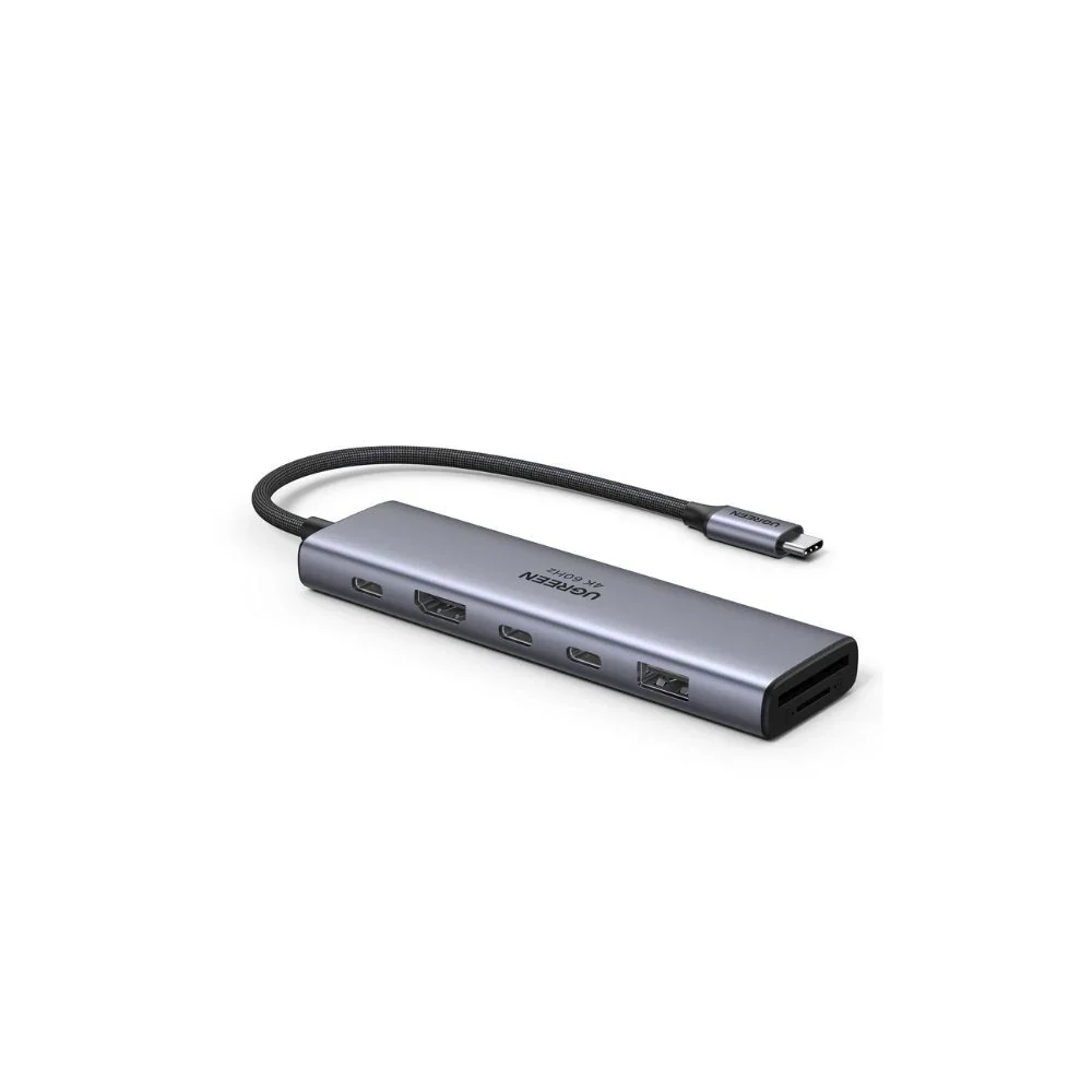 UGREEN 7-in-1 USB-C To HDMI 4K@60Hz + 2xUSB-C 3.2+1xUSB-A 3.2+SD/TF+PD Converter - Image 3