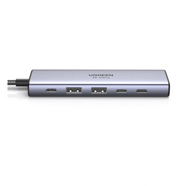 UGREEN 7-in-1 USB-C To HDMI 4K@60Hz + 2xUSB-C 3.2+1xUSB-A 3.2+SD/TF+PD Converter - Image 6