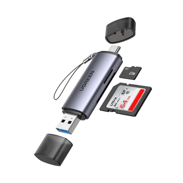 UGREEN CM185 USB-C/USB-A Card Reader - Image 2