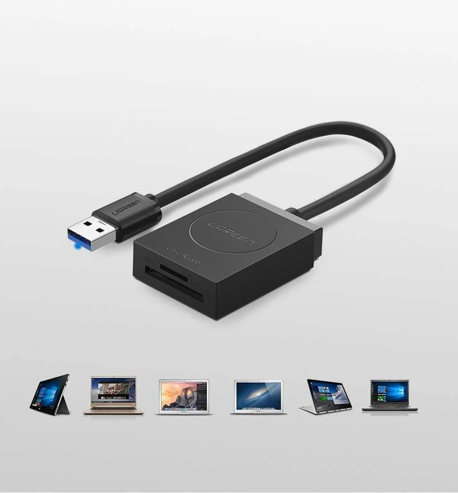 UGREEN CR127 USB 3.0 Card Reader TF+SD Simultaneous Use - Image 2