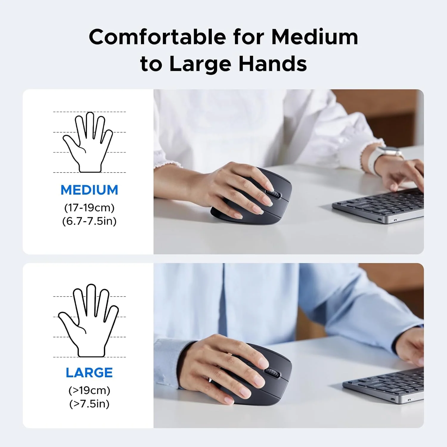 UGREEN M571P Wireless Vertical Mouse - Image 3