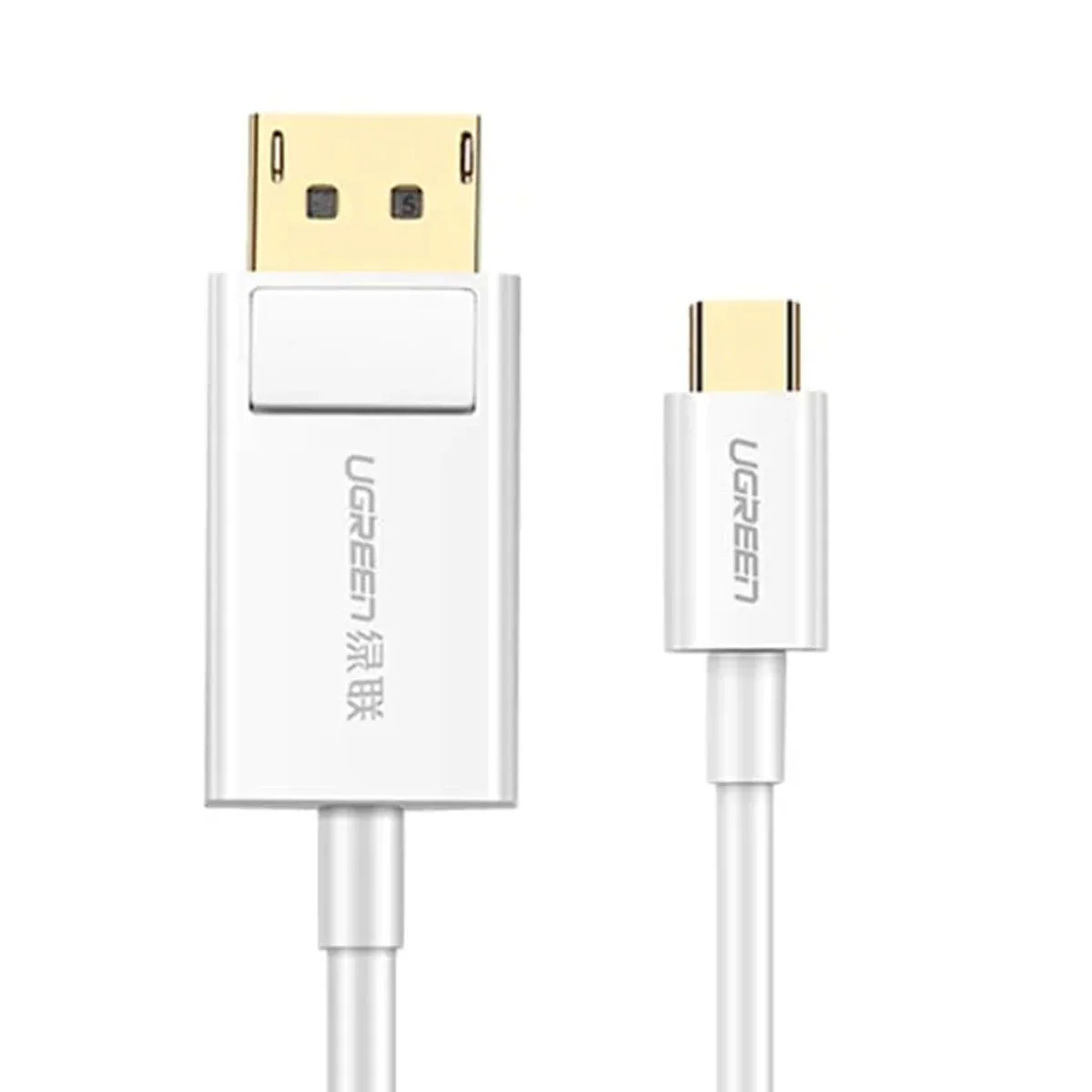 UGREEN MM139 USB Type C to DP Cable 1.5m (White) - Image 2
