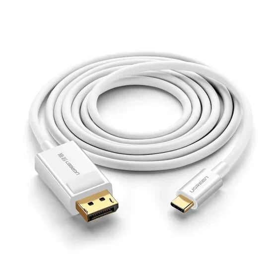 UGREEN MM139 USB Type C to DP Cable 1.5m (White) - Image 4