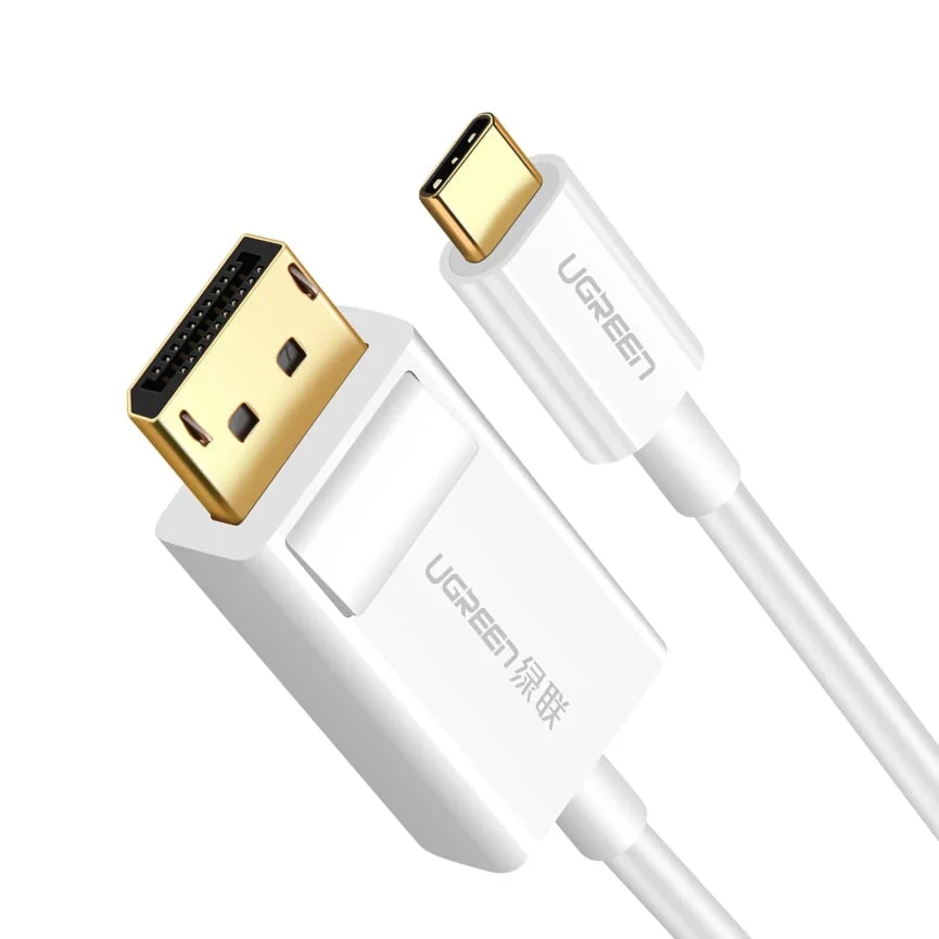 UGREEN MM139 USB Type C to DP Cable 1.5m (White) - Image 5