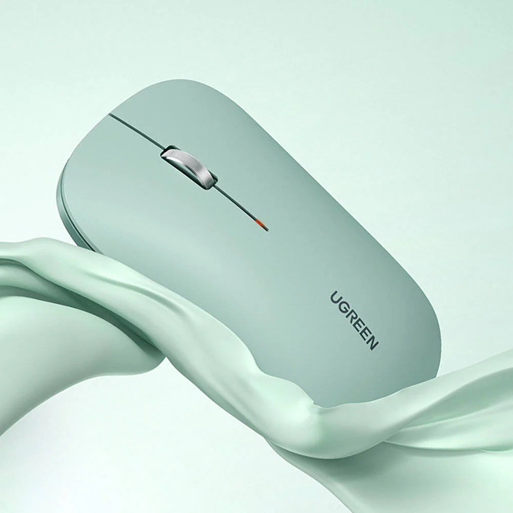 UGREEN MU001 Portable Wireless Mouse 2.4GHZ Ultra Slim (Green) - Image 5