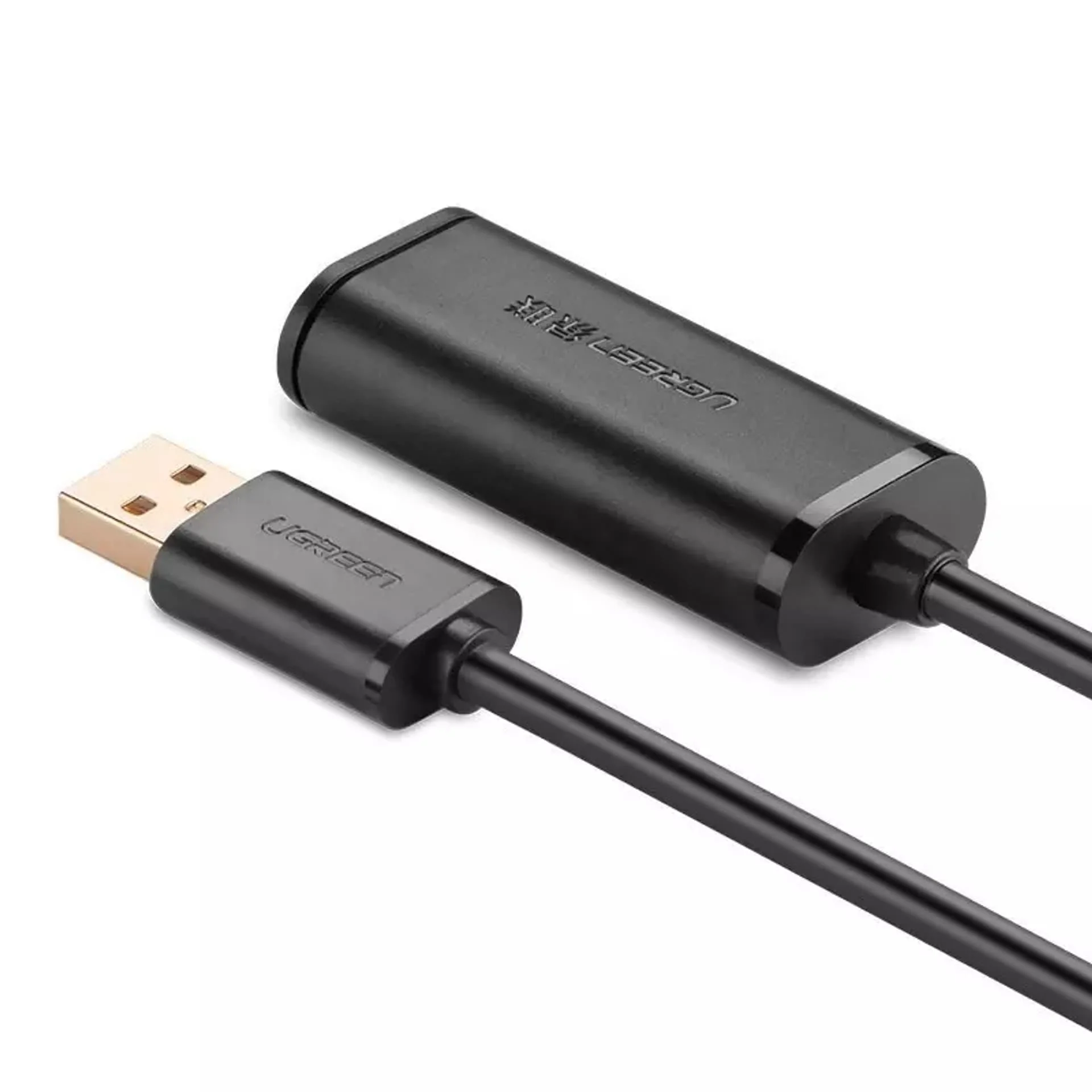 UGREEN US121 USB 2.0 Active Extension Cable with Chipset 5m (Black) - Image 2
