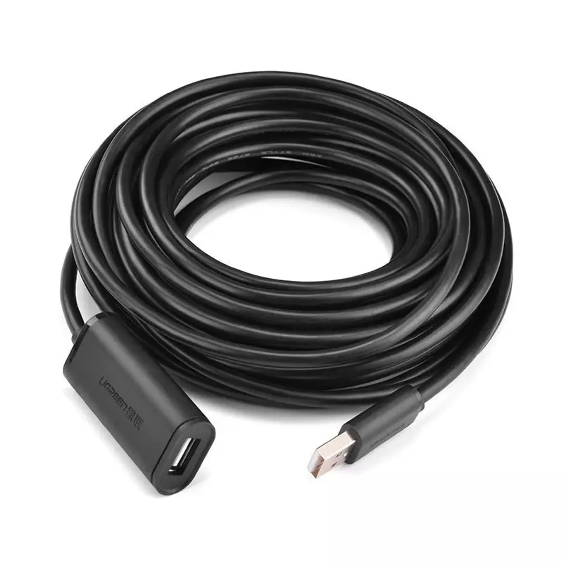 UGREEN US121 USB 2.0 Active Extension Cable with Chipset 5m (Black) - Image 3