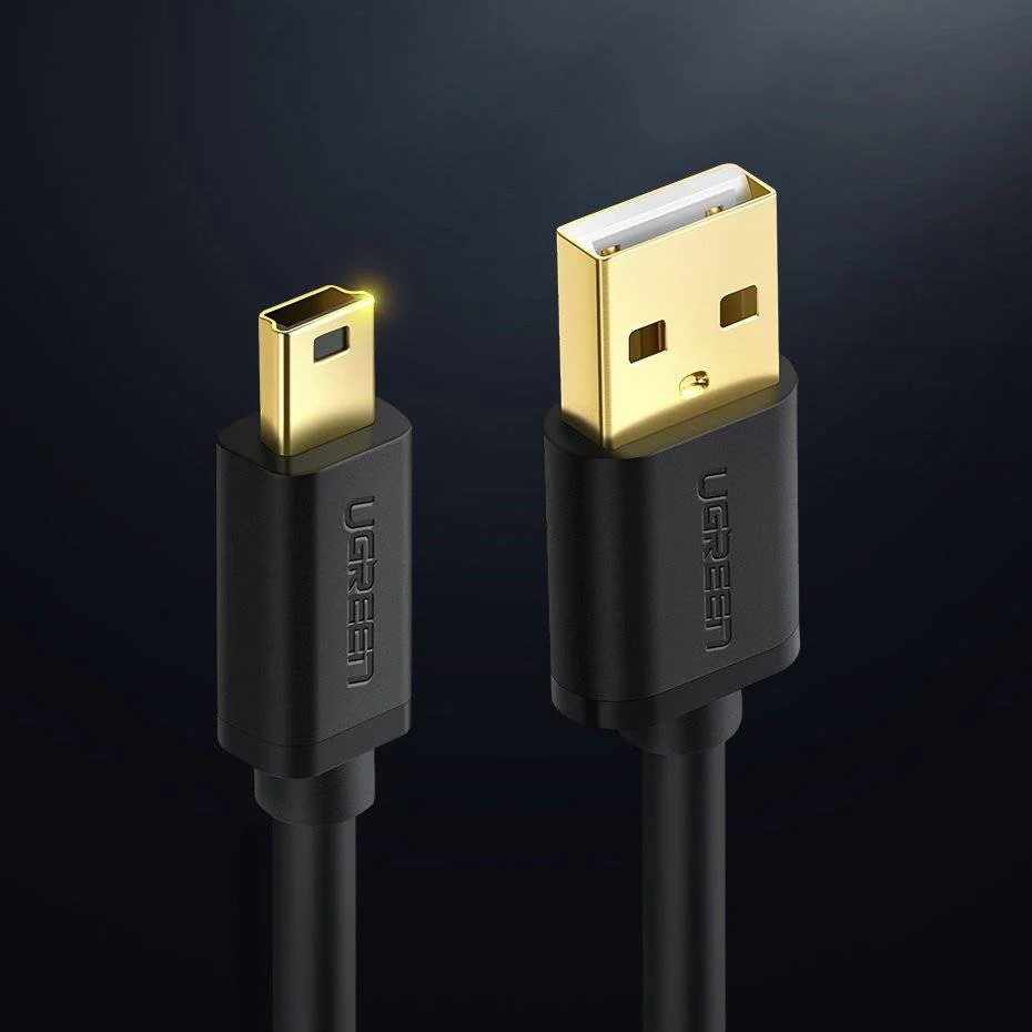 UGREEN US132 USB 2.0 A Male To Mini USB 5Pin Male Cable 3M - Image 2