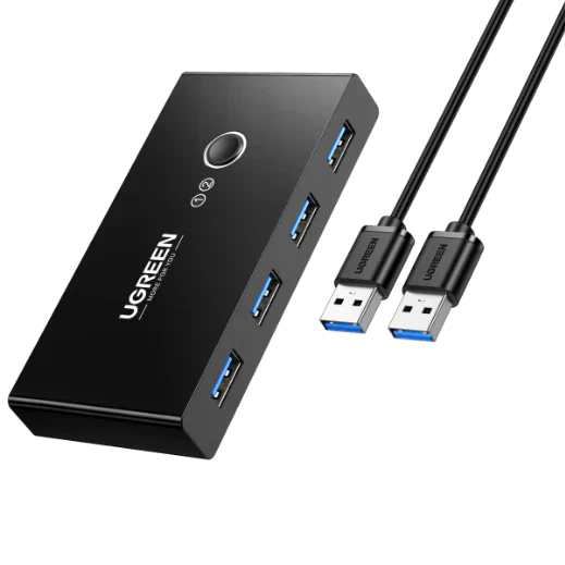 UGREEN US216 2 In 4 Out USB 2.0 Sharing Switch Box